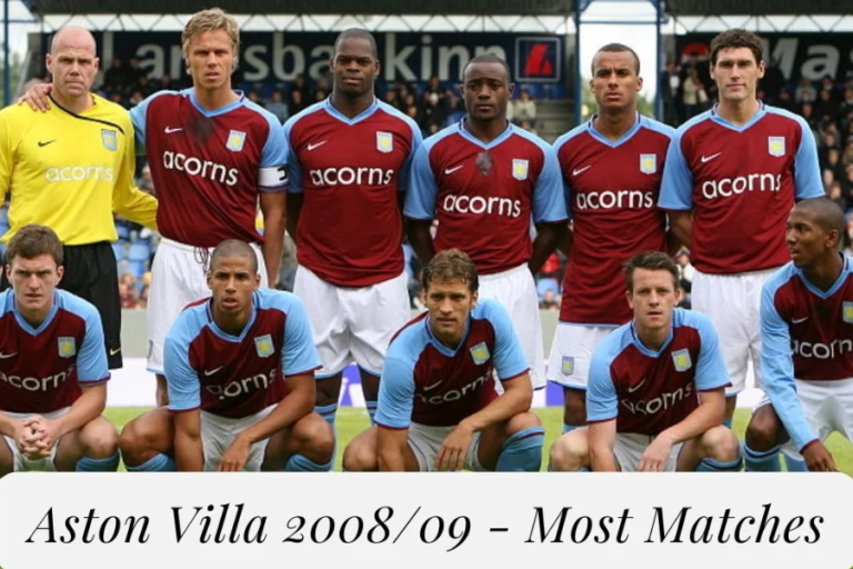 Aston Villa 2008/09 – Most Matches In A Landmark Season